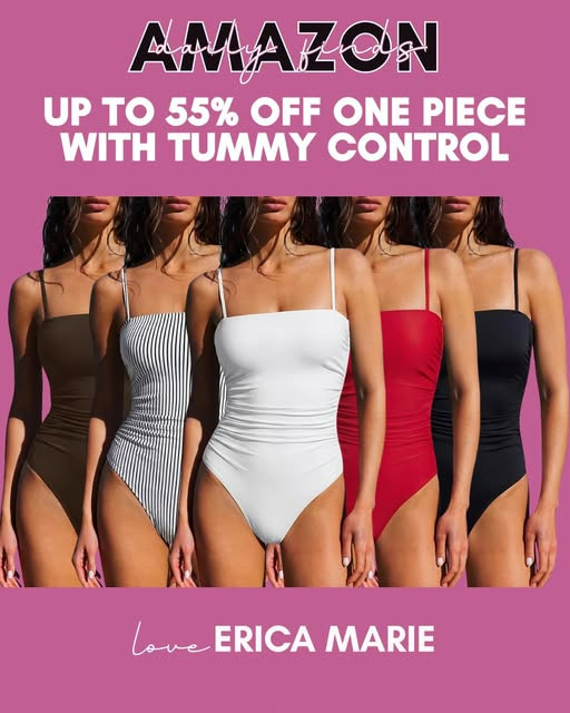 Time to add these flattering one-piece swimsuits to your cart! 😍 They have tummy control, great support, and coverage.

Swimsuits for Women, Flattering Swimsuits, Tummy-control Swimsuits, One-piece Swimsuits 

 #LTKootd #LTKSaleAlert #LTKSwim