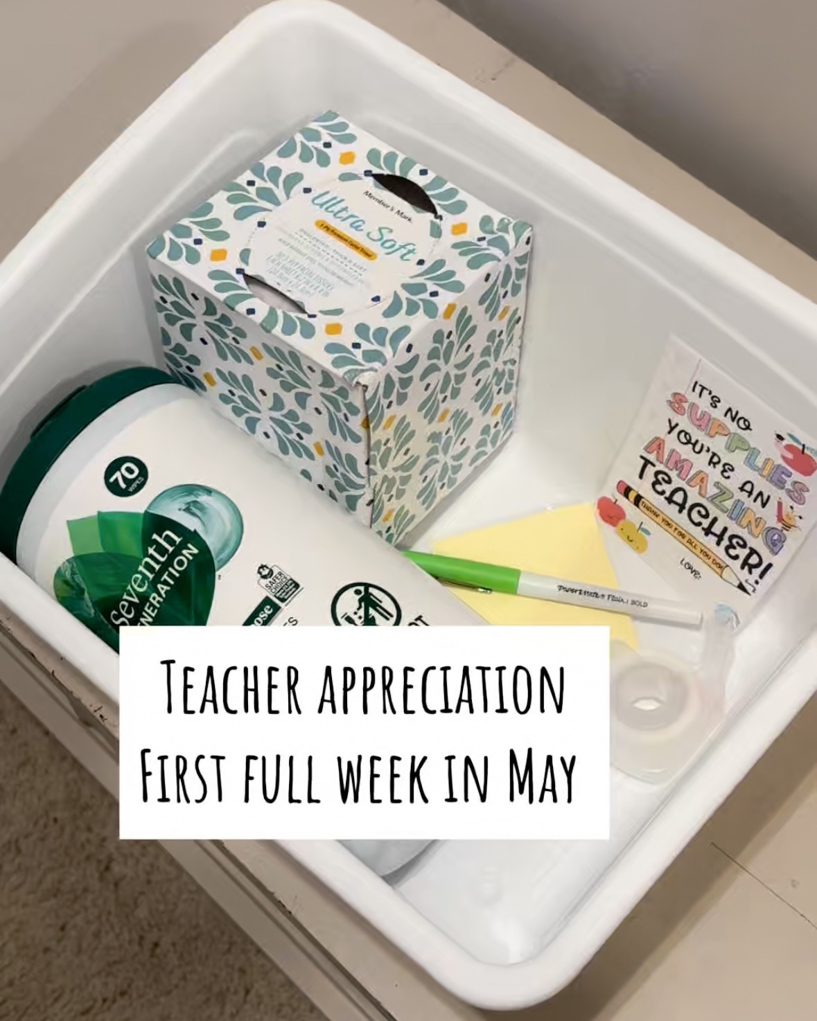 It’s no supplies our teachers are great