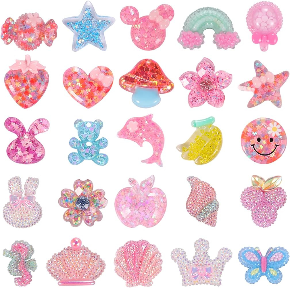 25PCS Cute Shoes Charms for Girls & Little Kids Charms for Women Girls Birthday Gifts | Amazon (US)