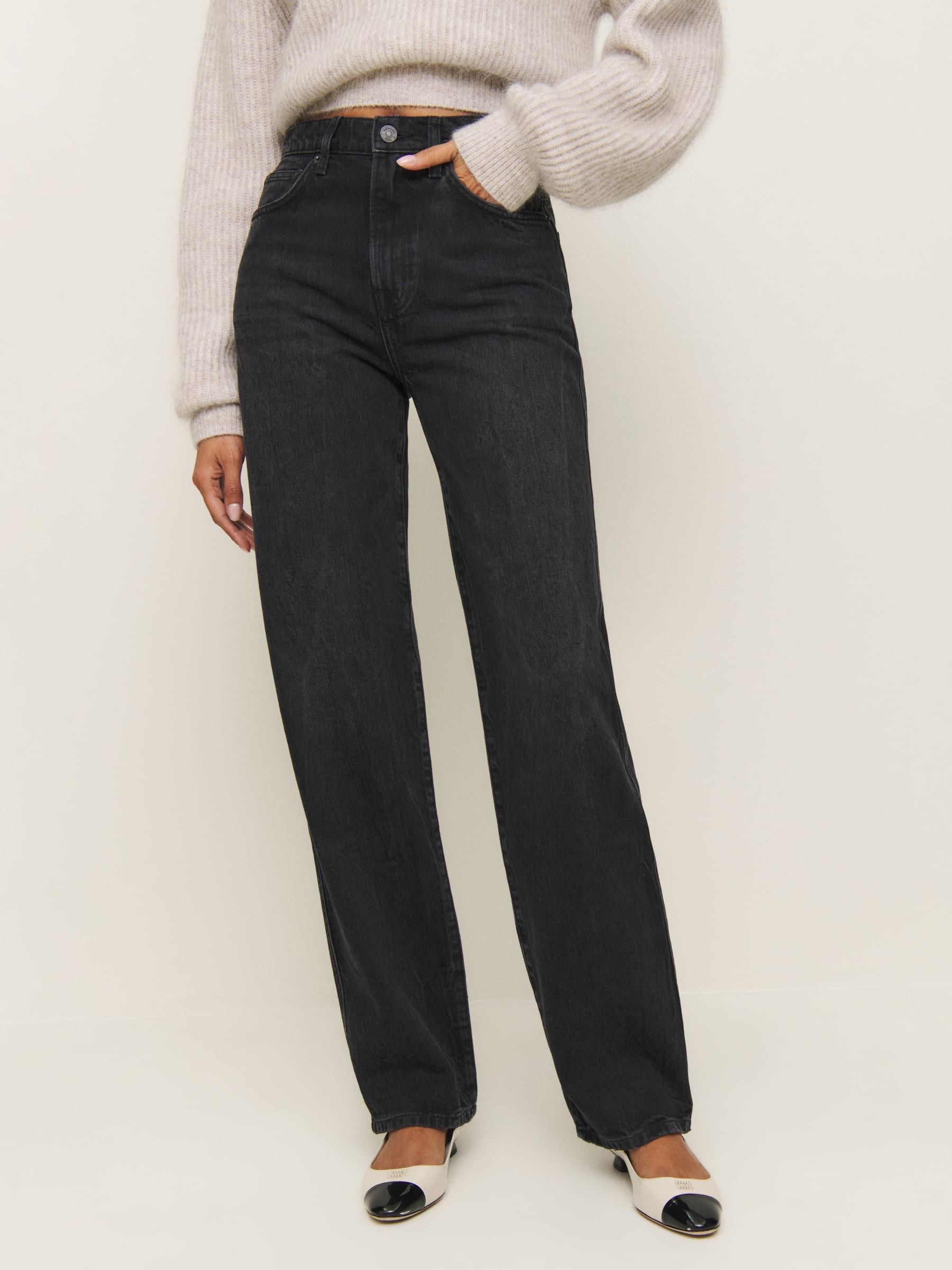 Val 90s Mid Rise Straight Jeans | Reformation (Global)