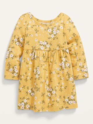 Long-Sleeve Printed Jersey Dress for Baby | Old Navy (US)