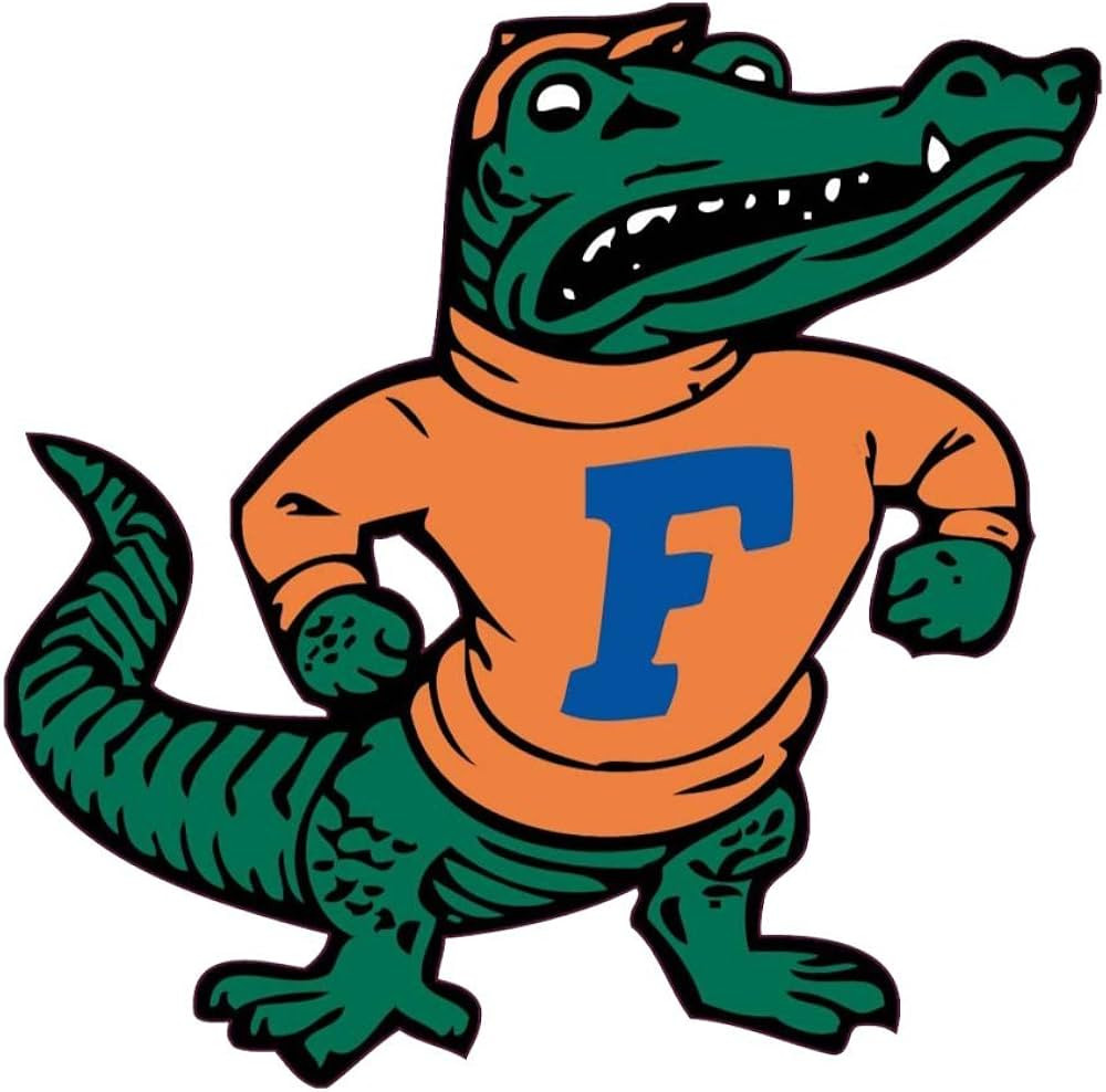 Florida Gators Albert The Mascot CreativeStickers0303 Set Of Two (2x) Stickers , Laptop , Ipad , ... | Amazon (US)