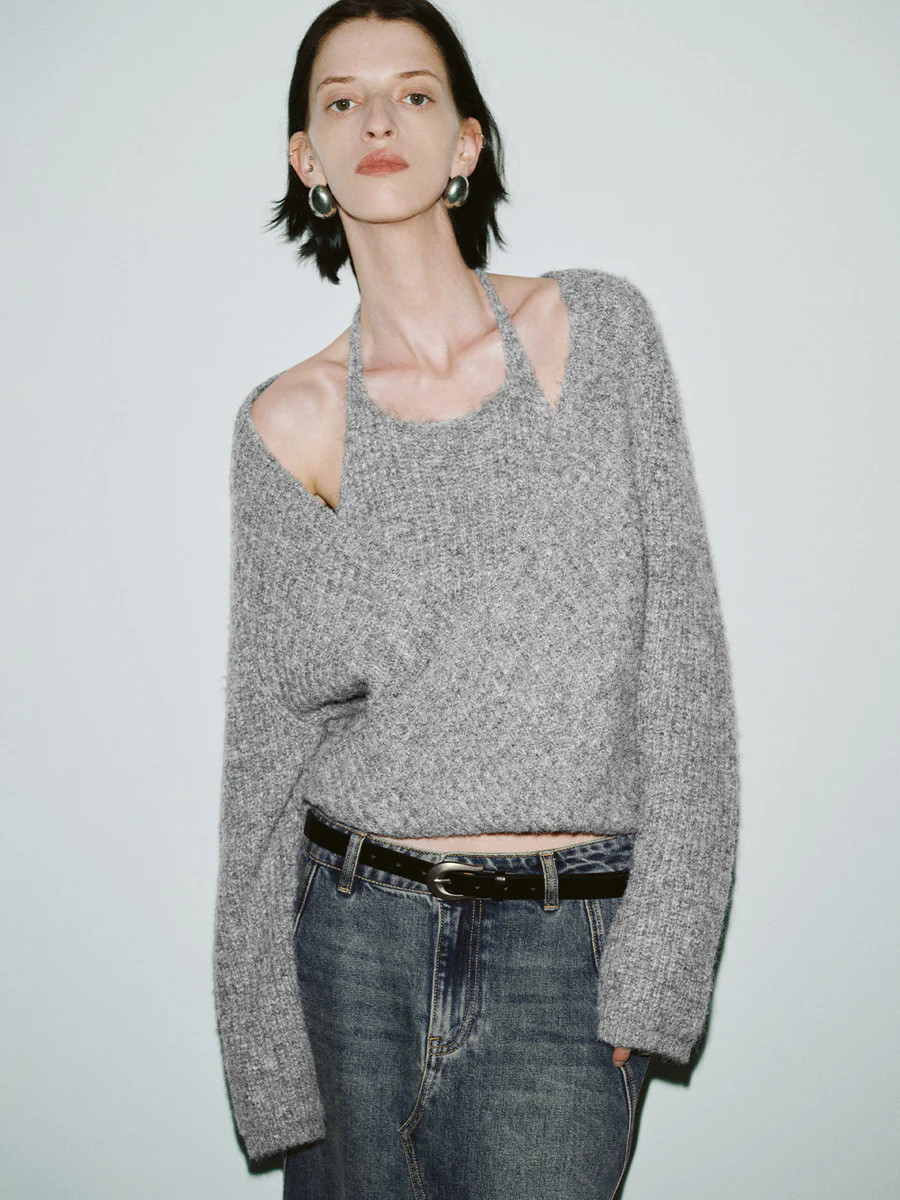 2 In 1 Knitted T-Shirts | Urban Revivo