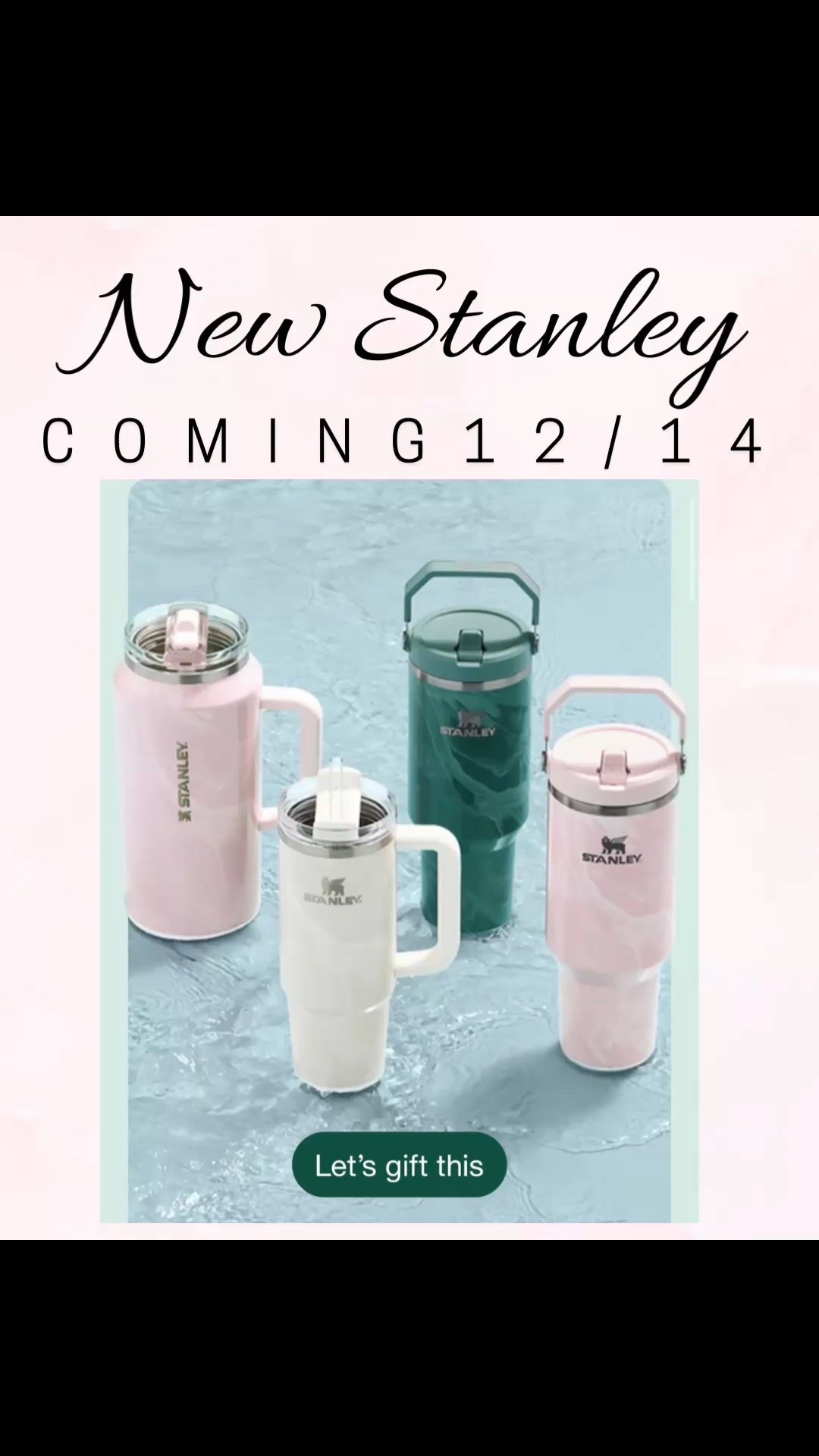 New Stanley cups in stores in online starting December 14

#LTKHoliday #LTKGiftGuide