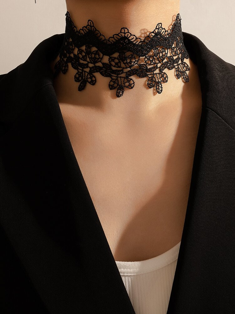 Black Lace Choker | SHEIN