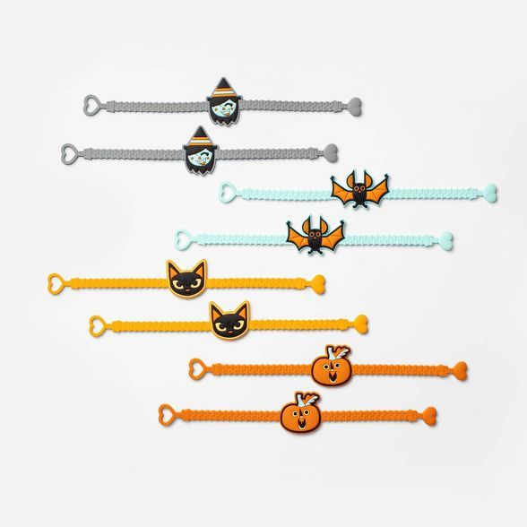 8ct Rubber Cord Bracelet Halloween Party Favors - Hyde & EEK! Boutique™ | Target