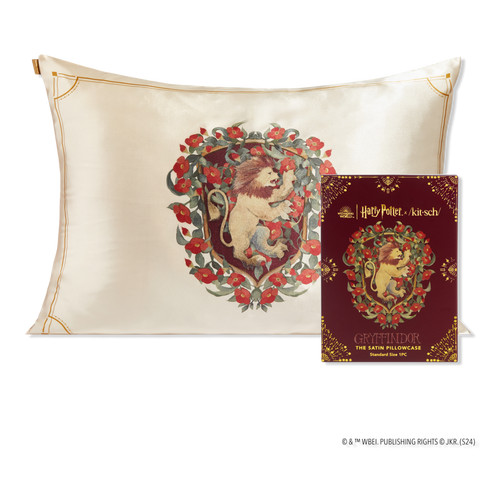 Gryffindor Harry Potter x Kitsch Satin Pillowcase Standard - Kitsch | Ulta Beauty | Ulta