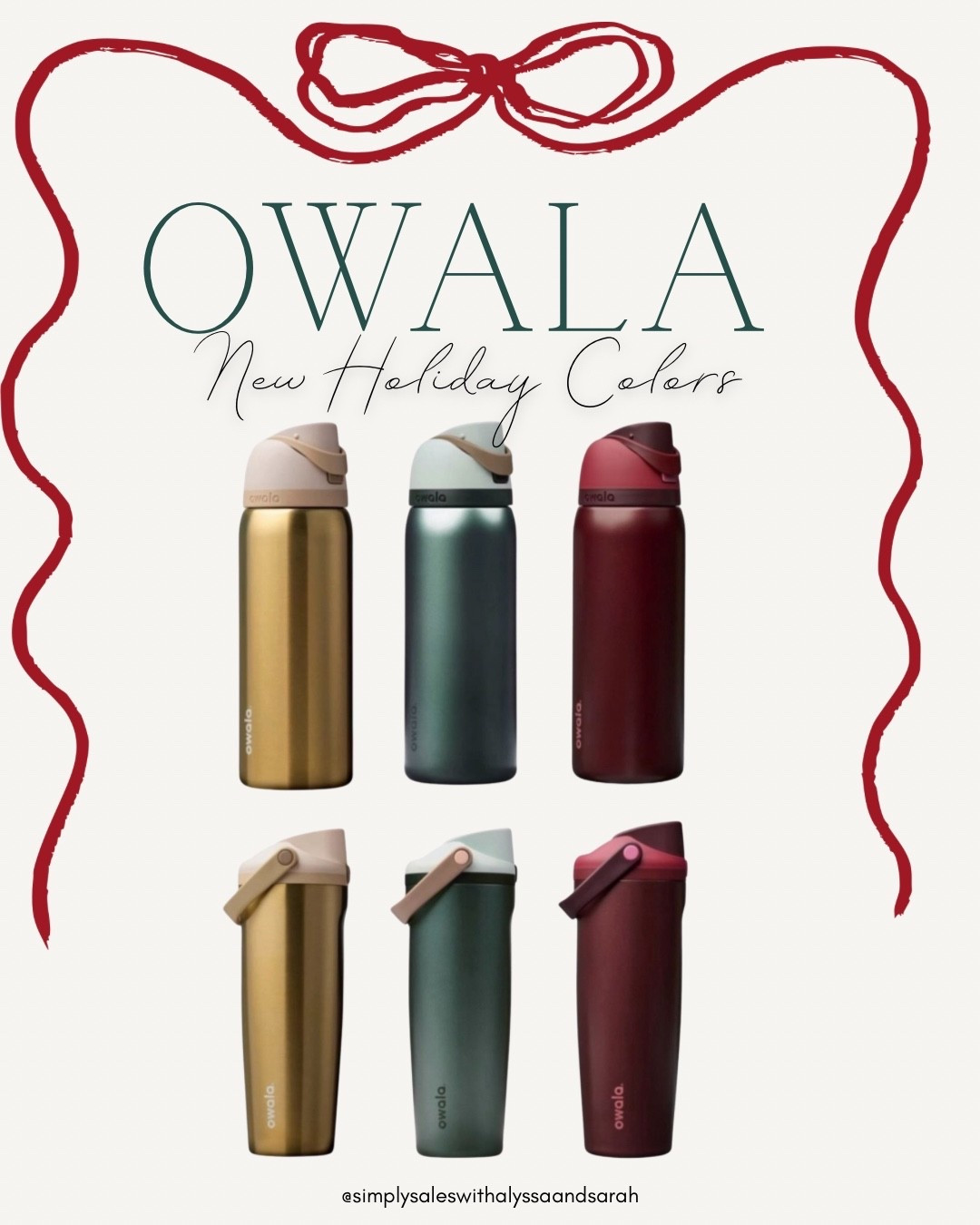 ✨New Owala Drop!✨
The special edition metallics are here just in time for the holidays — including this stunning Metallic Gold FreeSip 😍
30oz stainless steel, keeps drinks cold for hours, and that signature flip-top + straw combo we all love.

Perfect for gifting (or keeping for yourself 😉).
#TargetFinds #Owala #HolidayHydration

#LTKFindsUnder50 #LTKGiftGuide #LTKHoliday