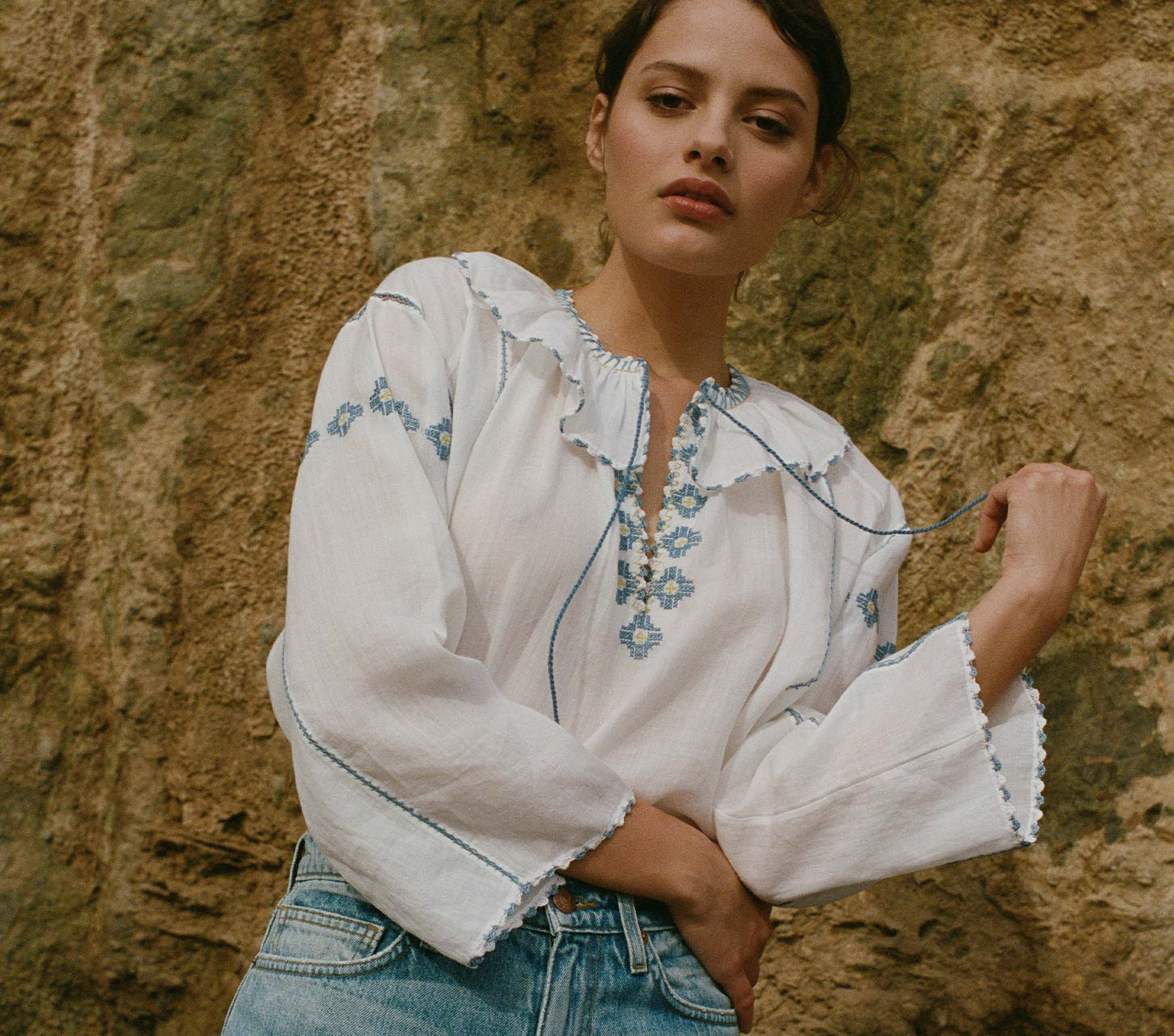 Ianna Top - Salt | DÔEN | DOEN