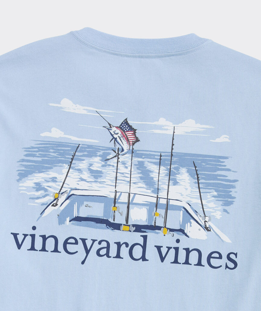 USA Marlin Fishing Short-Sleeve Pocket Tee | vineyard vines