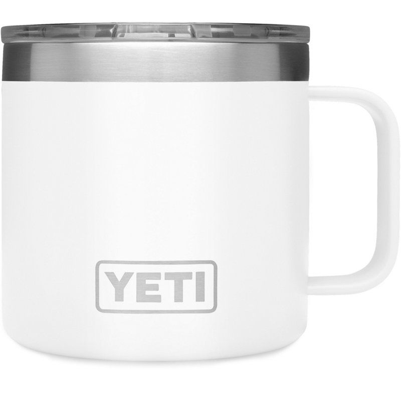 YETI Rambler 14 oz Stackable Mug with MagSlider Lid White - Thermos/Cups &koozies at Academy Sports | Academy Sports + Outdoors