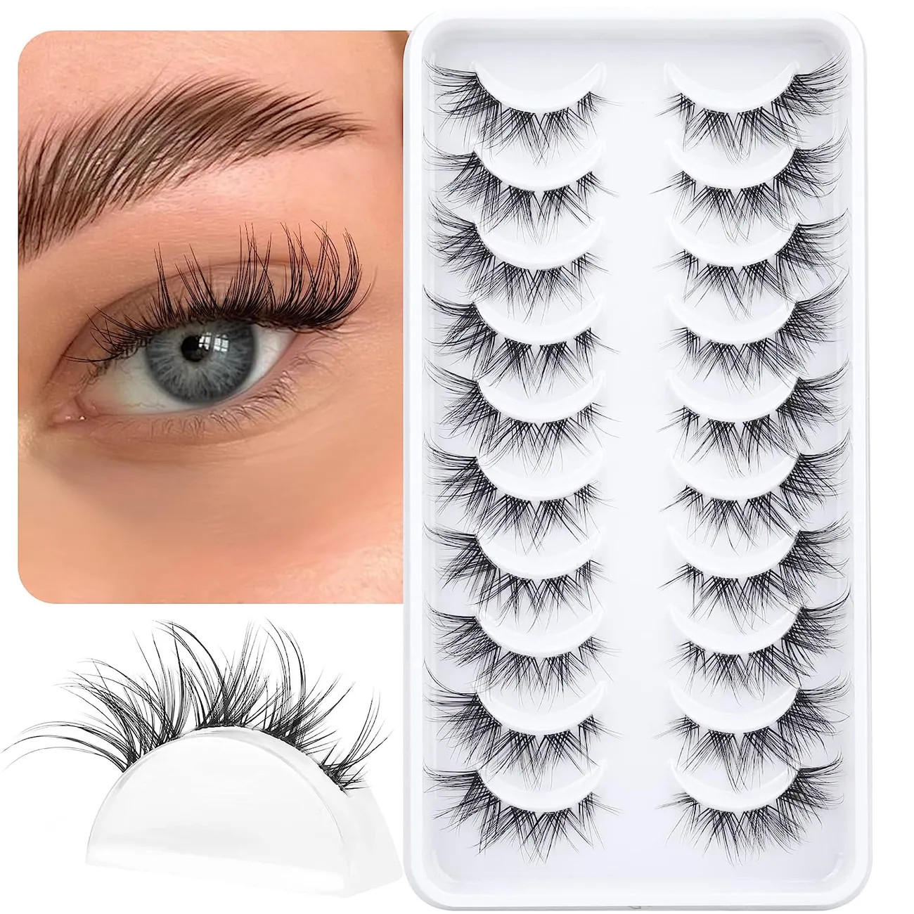 Anime Manga Cat Eye Cluster Lashes - Temu | Temu Affiliate Program
