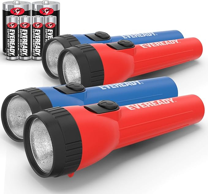 EVEREADY LED Flashlight Multi-Pack, Bright and Durable, Super Long Battery Life, Use for Emergenc... | Amazon (US)