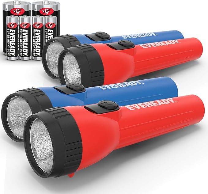 EVEREADY LED Flashlight Multi-Pack, Bright and Durable, Super Long Battery Life, Use for Emergenc... | Amazon (US)
