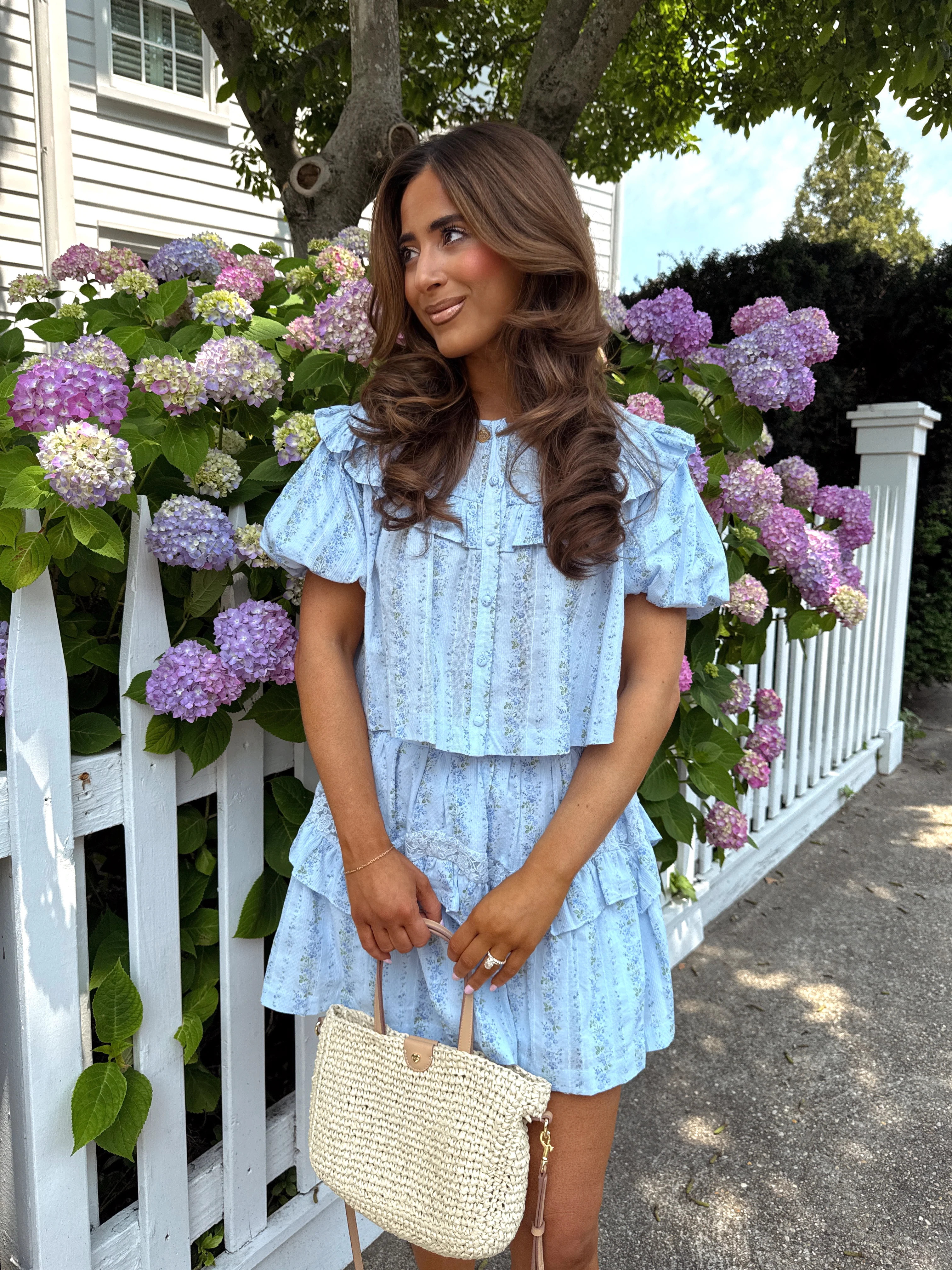 Coastal Shabby Chic Skirt Set (Blue) | Shop Your Darling Style