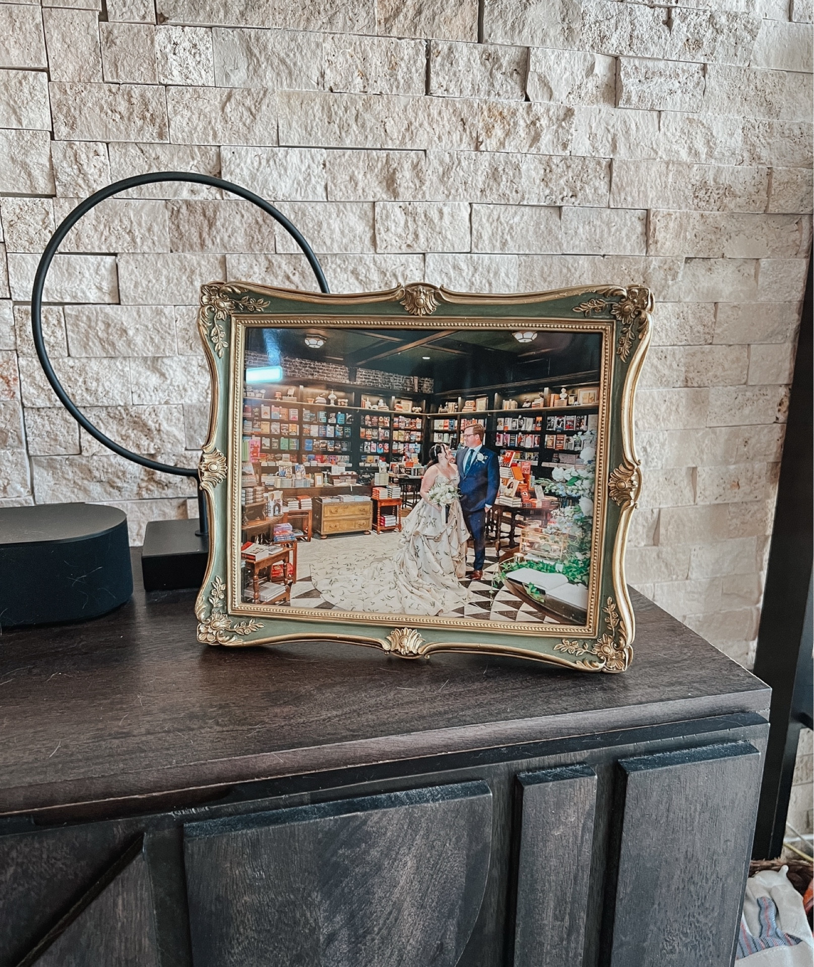 The gorgeous frames we used for our wedding bar menus are now great for displaying out wedding photos!

#LTKWedding #LTKHome #LTKFamily