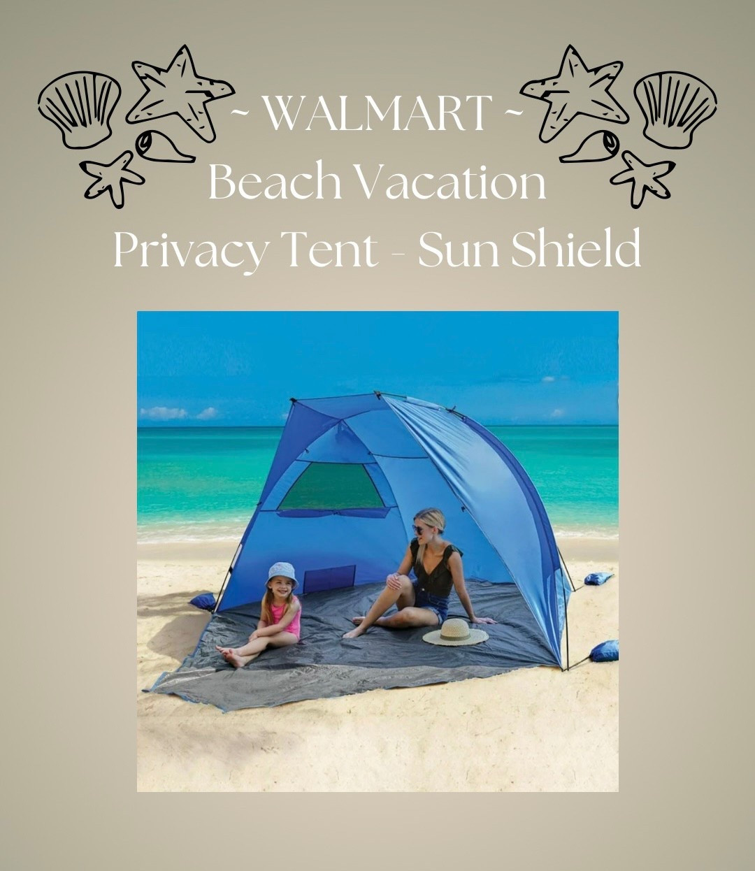 Beach Vacation - Sunshield - Beach tent #ltkfinds #ltkfind #ltkwalmart #walmartfinds #beachessentials #beachtent #beachvacationfinds

#LTKFindsUnder100 #LTKTravel #LTKSwim