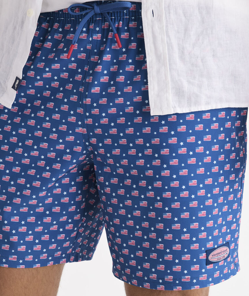 7 Inch Printed Chappy Swim Trunks | vineyard vines