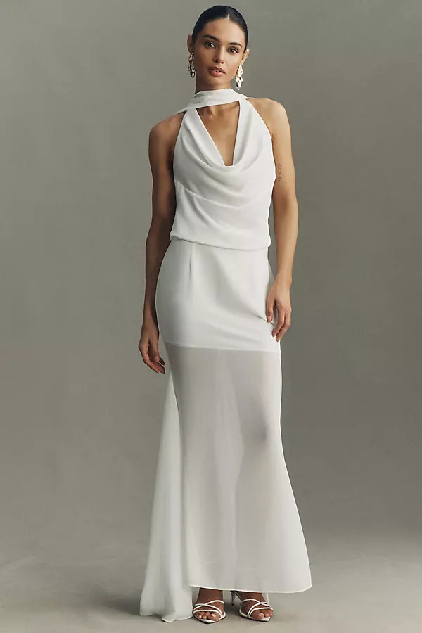 Mare Mare Easy Breezy Sheer Panel Maxi Skirt | Anthropologie (US)