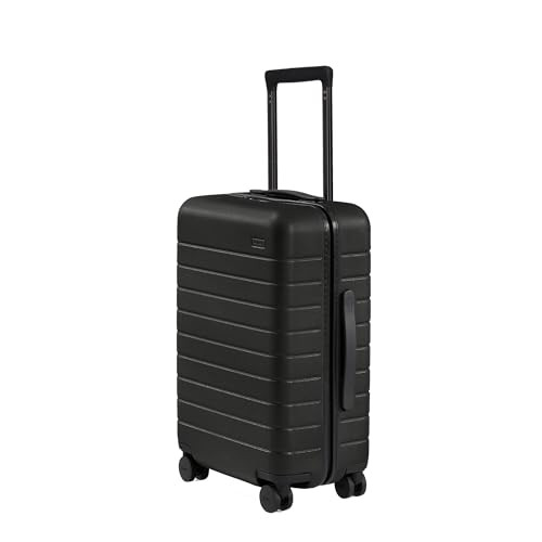Away Carry-On Luggage, Lightweight Hardside Suitcase with Spinner Wheels, 22 Inch Airline Approved, TSA Lock, Jet Black | Amazon (US)