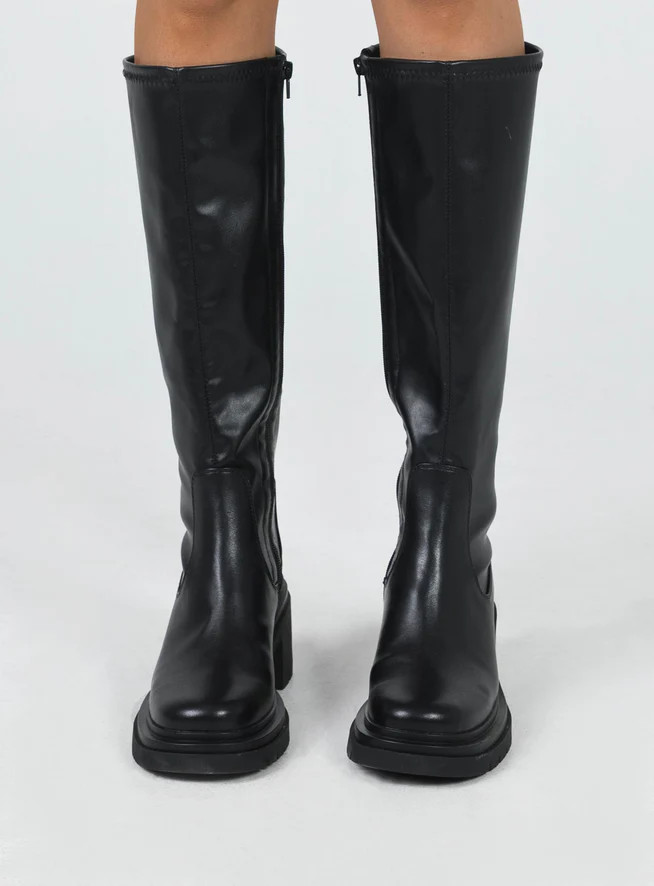 Hardy Boots Black | Princess Polly US