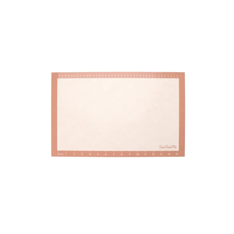 Just Feed Me by Jessie James Decker 2-Piece Silicone Cookie Mat Set, Terracotta Rose | Walmart (US)