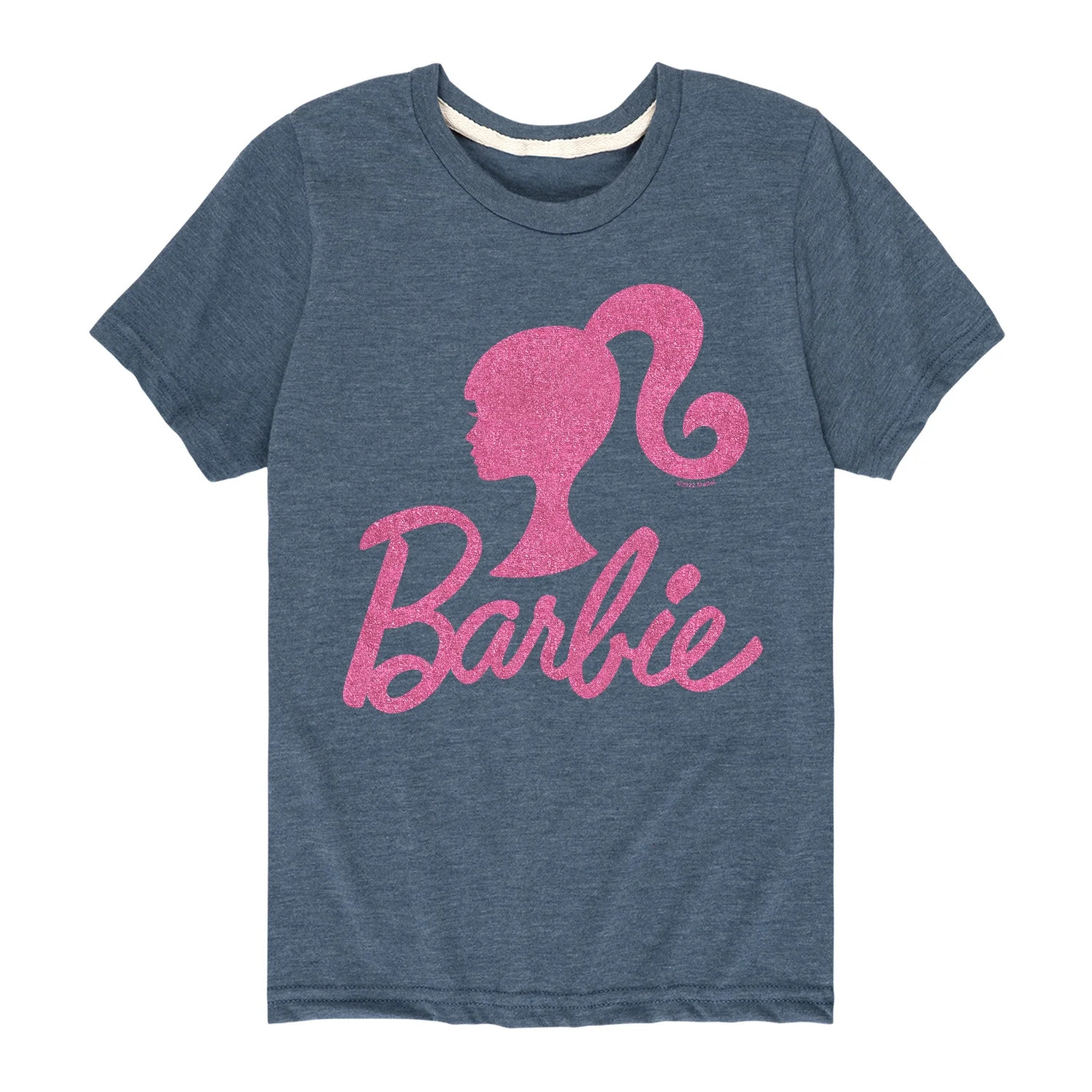 Barbie - Barbie Logo Pink Glitter Transfer - Toddler And Youth Short Sleeve Graphic T-Shirt | Walmart (US)