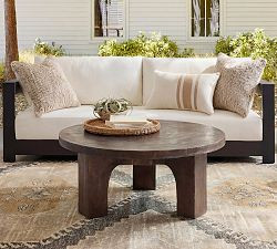 Marsh Iron Round Coffee Table (38") | Pottery Barn (US)