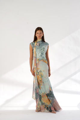 Viola Maxi Dress — Renaissance | Yellow The Label