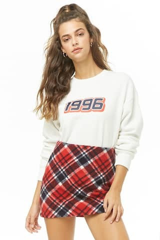 A-Line Plaid Mini Skirt | Forever 21 (US)