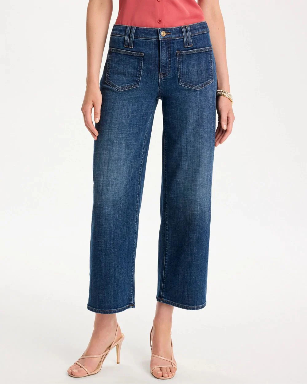 Girlfriend Wide-Leg Crop Jeans | Chico's