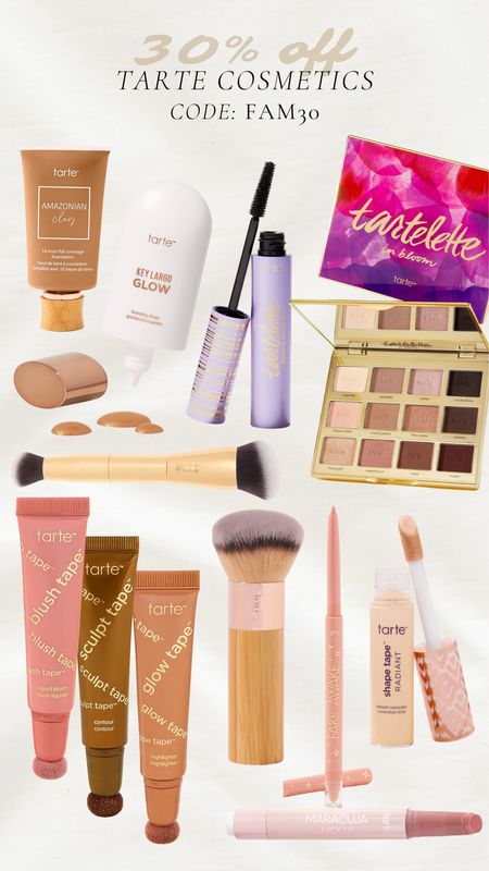 Tarte sale is live! Get 30% off sitewide with code: FAM30

Tarte sale, best sellers beauty, top Tarte, beauty on sale, beauty essentials, Maddie Duff 

#LTKbeauty #LTKstyletip #LTKsalealert