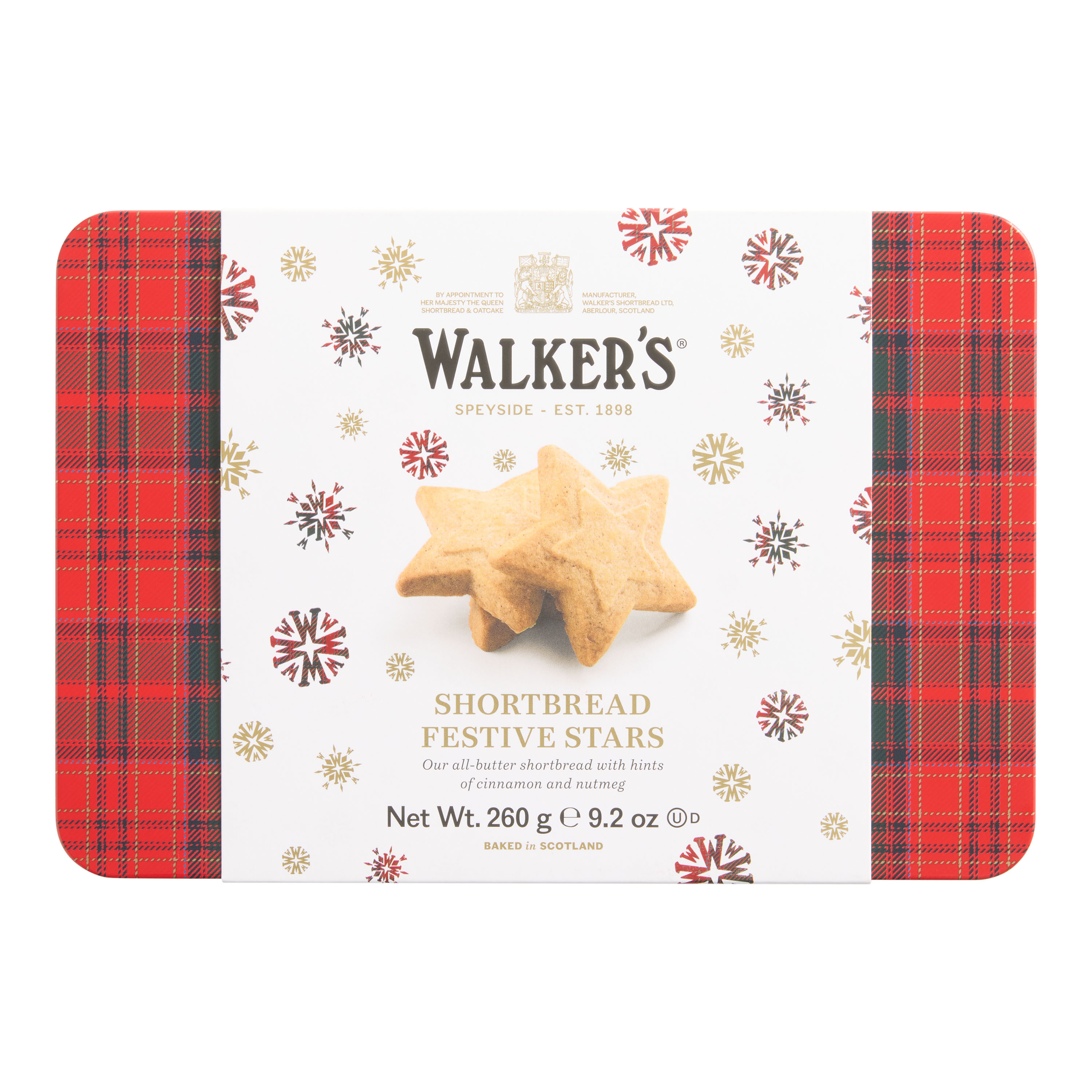 Walker's Festive Shortbread Stars Tin | World Market