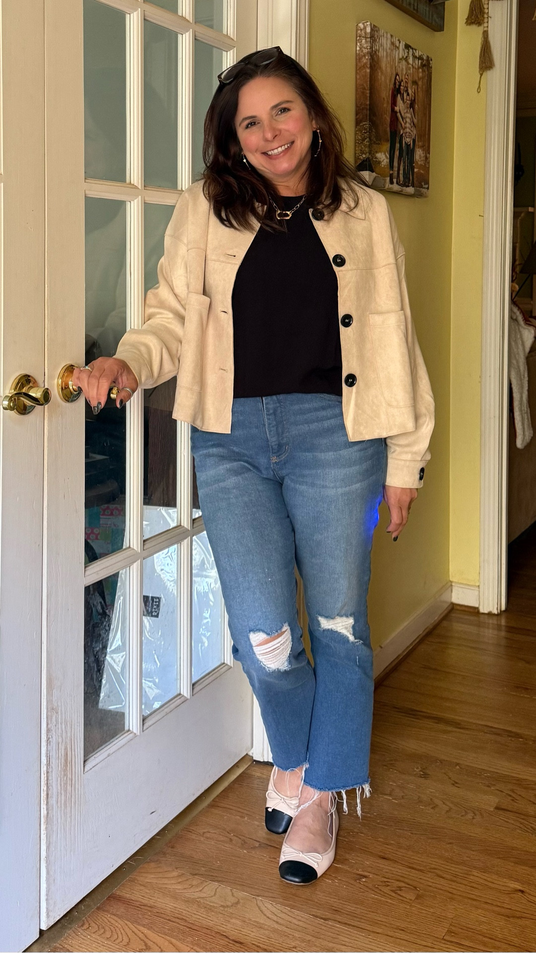 I’m loving this suede jacket!  It looks so expensive but it isn’t!  Great for fall and transitional weather layering too!

#LTKOver40 #LTKStyleTip #LTKSeasonal