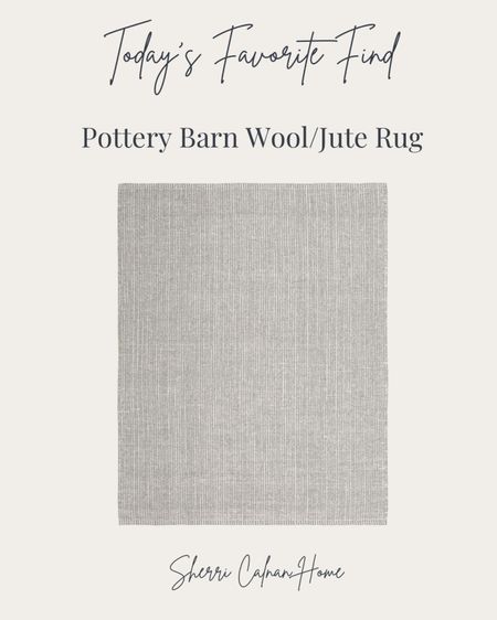 Love this Pottery Barn wool jute rug so much!  We have the gray ivory color 

#LTKFind #LTKhome