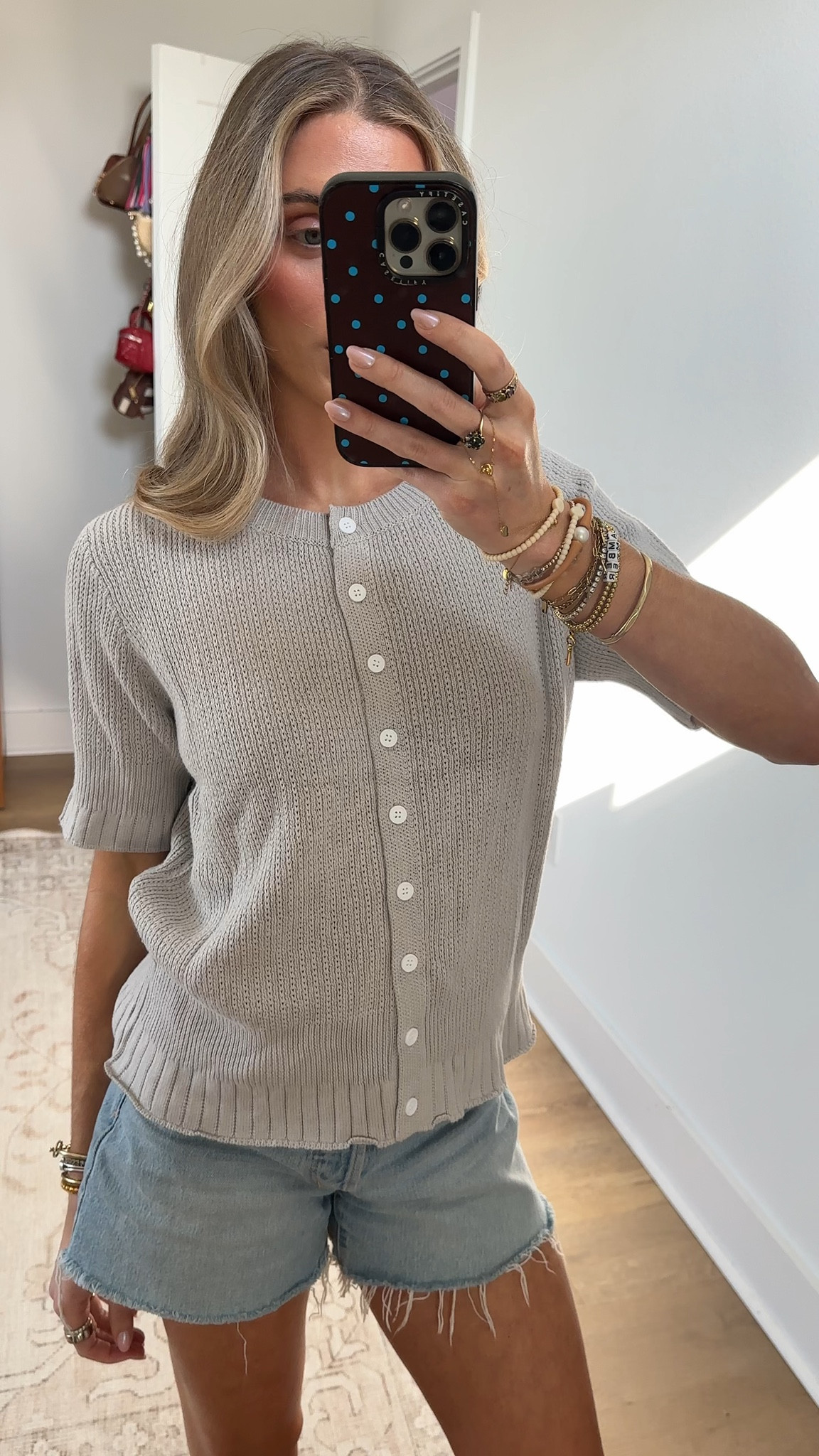 Amazon size small Womens Knit Cardigan Half Sleeve Lightweight Ribbed Cardigan Open Front Button Down Round Neck Casual Sweater

#LTKootd #LTKSaleAlert #LTKWorkwear