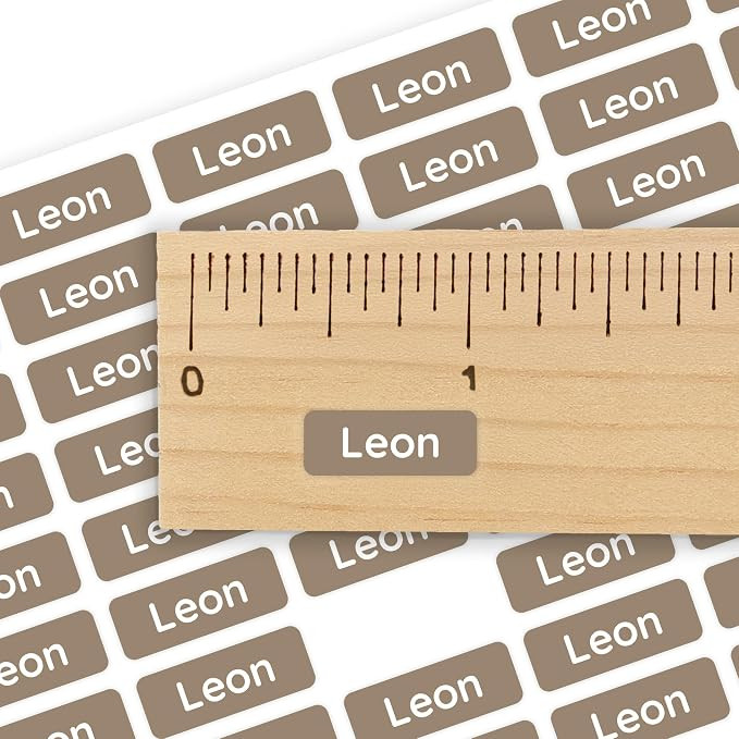 Mini Name Labels (175) - Custom Personalized Name Labels for Labeling Tiny Items, Washer and Drye... | Amazon (US)