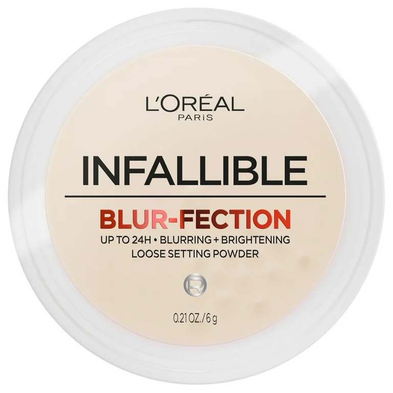 L'Oreal Paris Infallible Blur-Fection Loose Setting Powder, Brightening Finish, Translucent, 0.21... | Walmart (US)