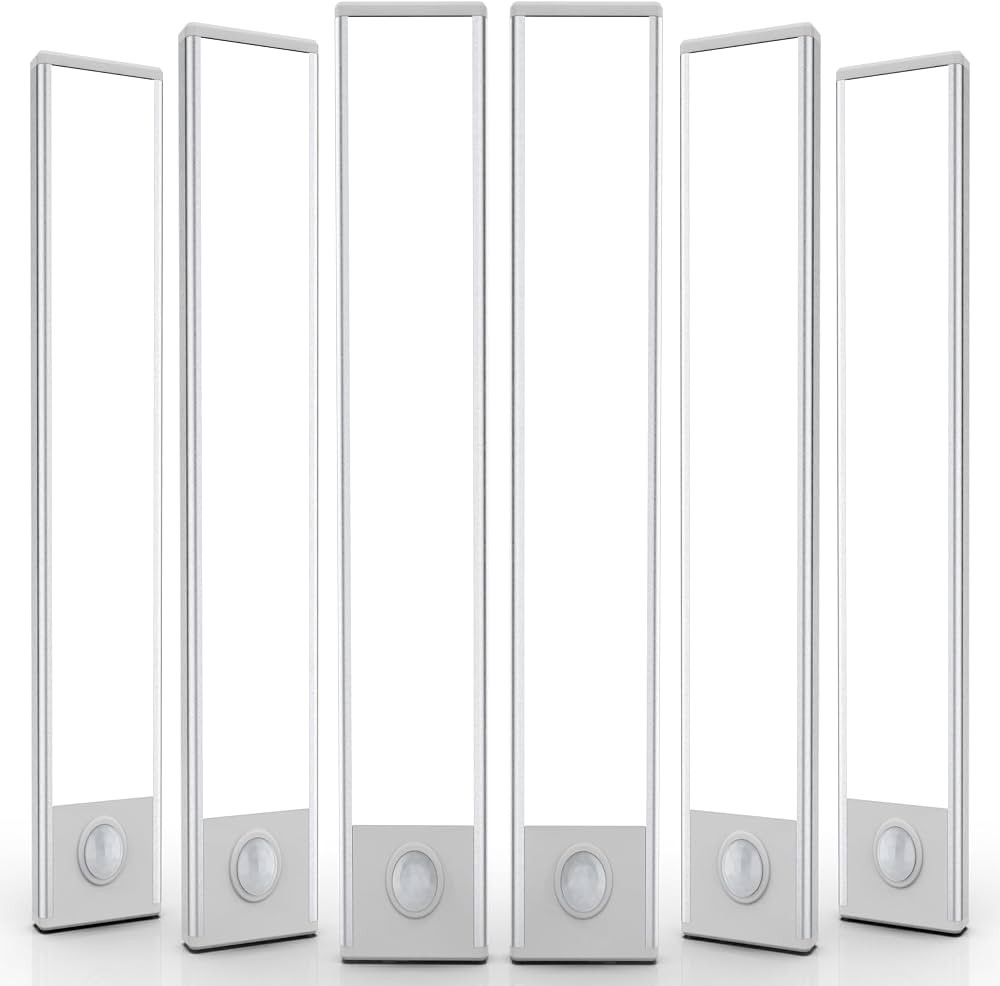 Under Cabinet Lighting, 6 Pack Motion Sensor Light Indoor, Wireless USB Rechargeable Magnetic Clo... | Amazon (US)