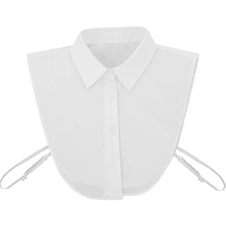 CHUNTIAN White Fake Collar Detachable Collar Blouse Half Shirts Collar White Pointed Collar for Women Office Lady Women Girls Decorative Favors | Walmart (US)
