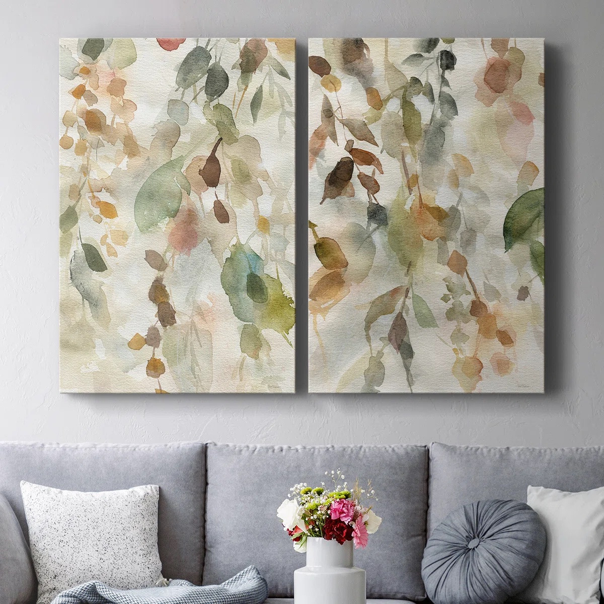 Designed with a flowing nature motif and gallery-wrapped finish, this canvas set adds a calming, organic modern touch that softens and elevates any room. ON SALE and under $30.

Dimensions: 12" H x 16" W (not shown), and available in multiple sizes. 

Keywords:

* canvas wall art set
* gallery wrapped canvas
* set of 2 wall art
* nature wall art
* ready to hang canvas
* modern wall decor
* abstract nature art
* premium wall art
* organic modern decor
* curated home aesthetic
* modern luxury interiors
* minimalist wall decor
* designer inspired interiors
* serene home styling
* elevated living space
* gallery style wall art

#LTKSeasonal #LTKHome #LTKSaleAlert