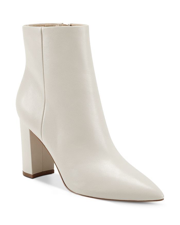 Ulani Pointed Bootie, Boots White, Boots Winter, Block Heel Booties, Block Heel Boots | Bloomingdale's (US)