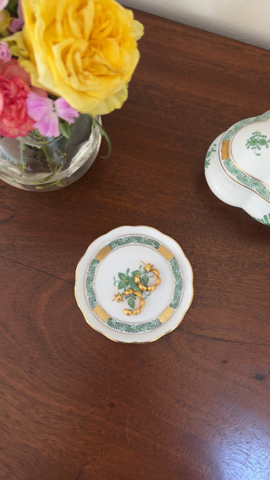 Herend coaster. Julie Vos earrings. 

#LTKGiftGuide #LTKHoliday