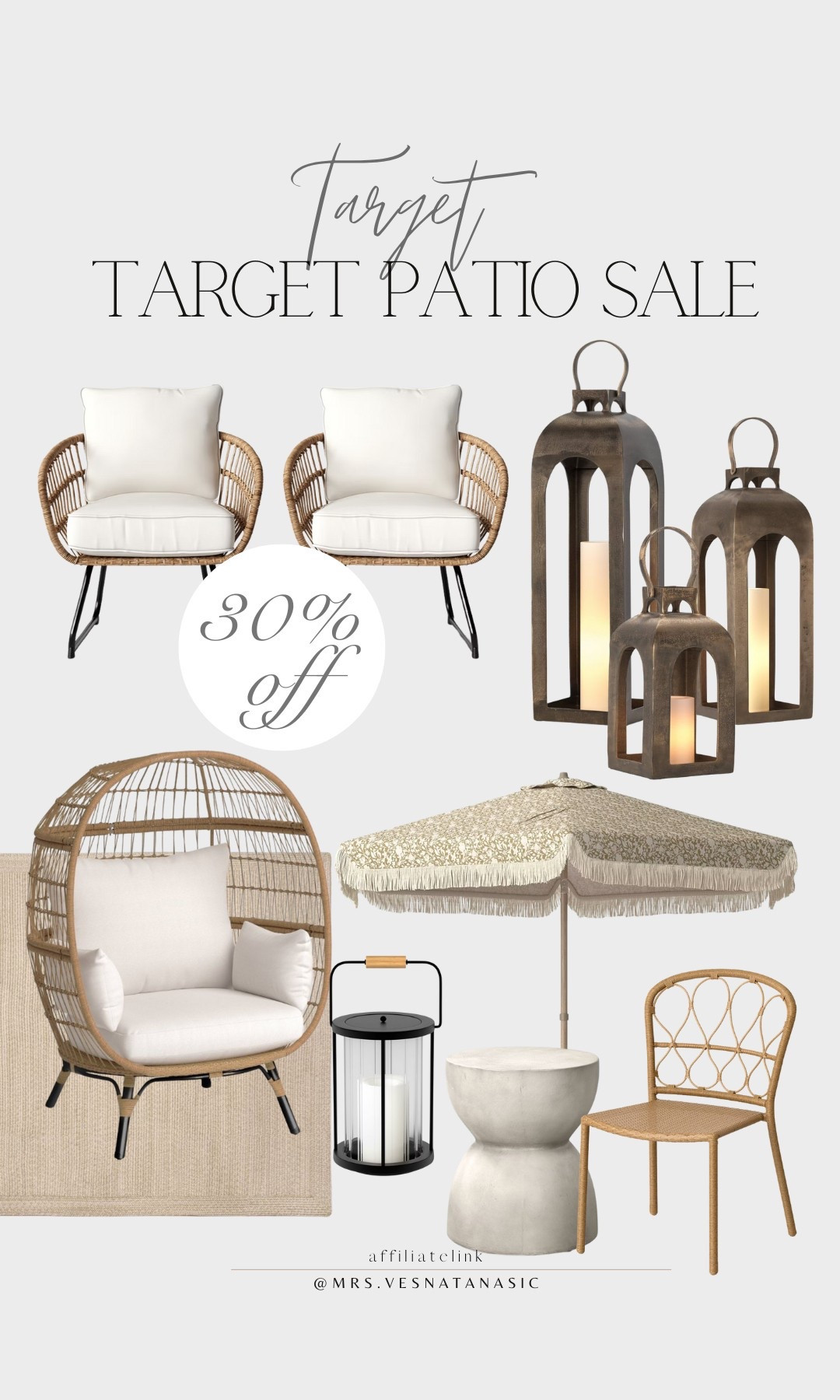30% off Target patio furniture and everything else! @target @targetstyle #target #targetstyle #patio #outdoorfurniture #sale 

#LTKHome #LTKSaleAlert #LTKSeasonal