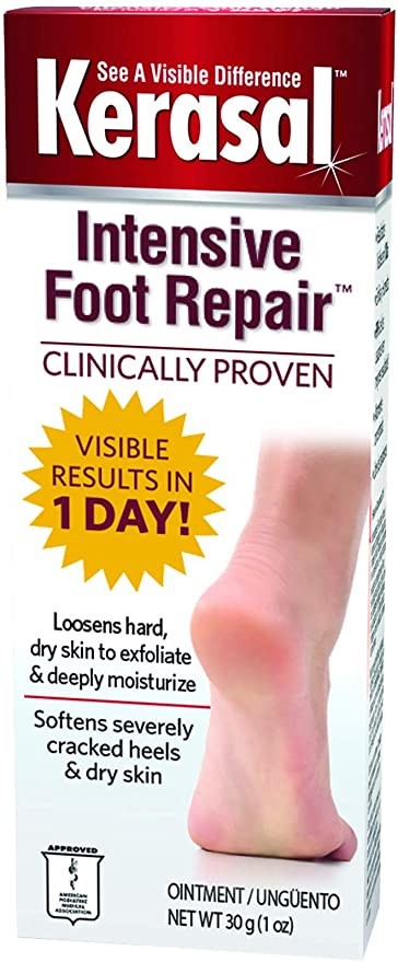 Kerasal Intensive Foot Repair, Deeply Moisturizes - Visible Results in Just 1 Day - 1 Ounce | Amazon (US)
