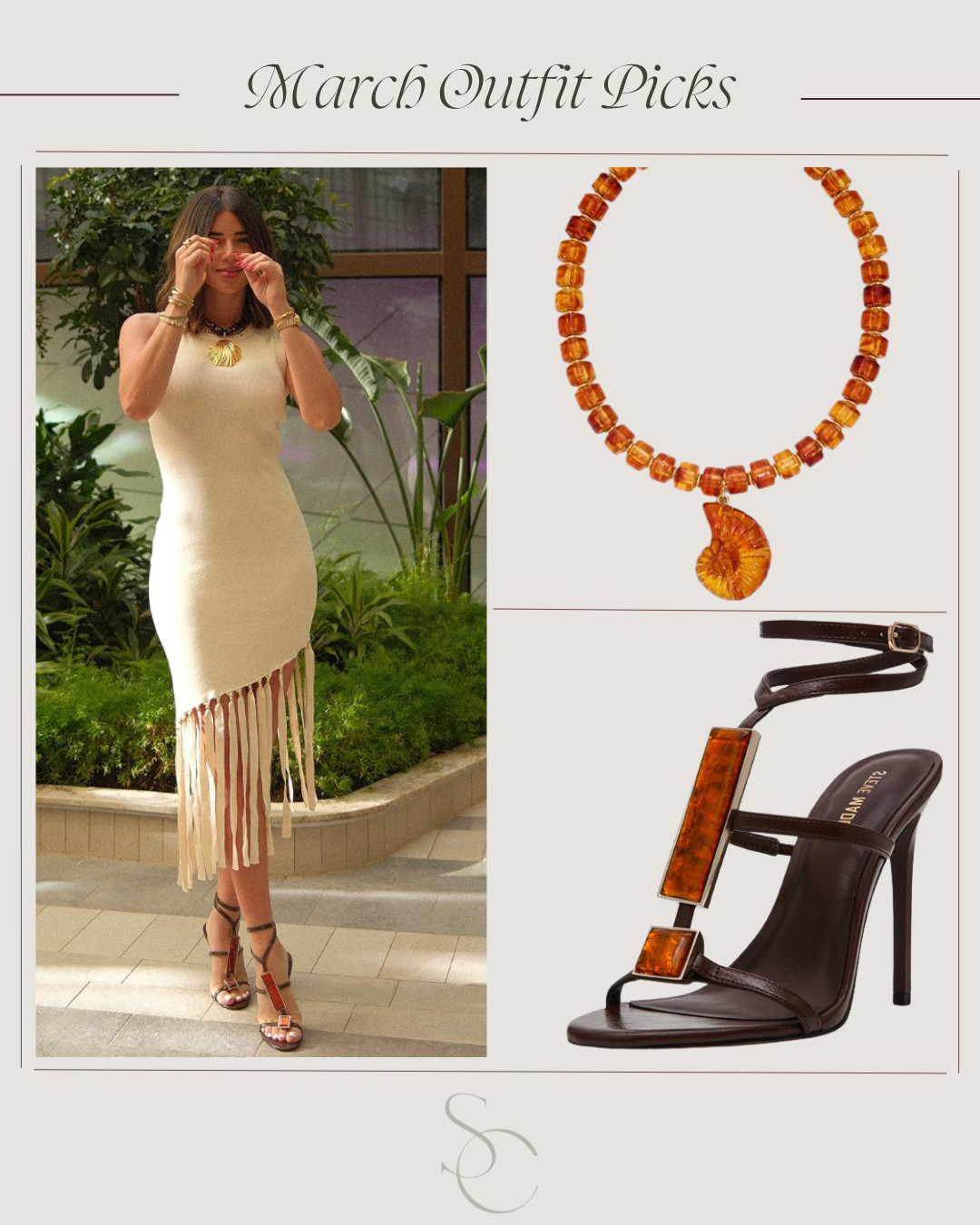 Loving this beaded necklace and fringe dress! Perfect for any occasion! 🌸✨ 

 #LTKootd #LTKSaleAlert #LTKTravel