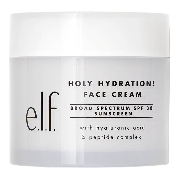 e.l.f. Holy Hydration! Broad Spectrum Sunscreen Face Cream SPF 30 - 1.8oz | Target