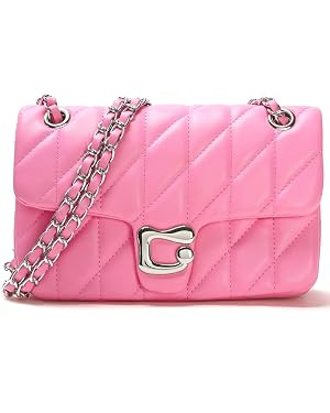 Quilted Crossbody Purse for Women Trendy - Ladies Shoulder Bag Leather Satchel Handbag Designer E... | Amazon (US)