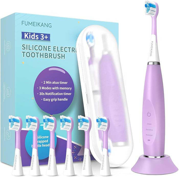 Kids Electric Toothbrushes Sonic Rechargeable Tooth Brush Gifts for Boys and Girls Smart Timer Po... | Amazon (US)