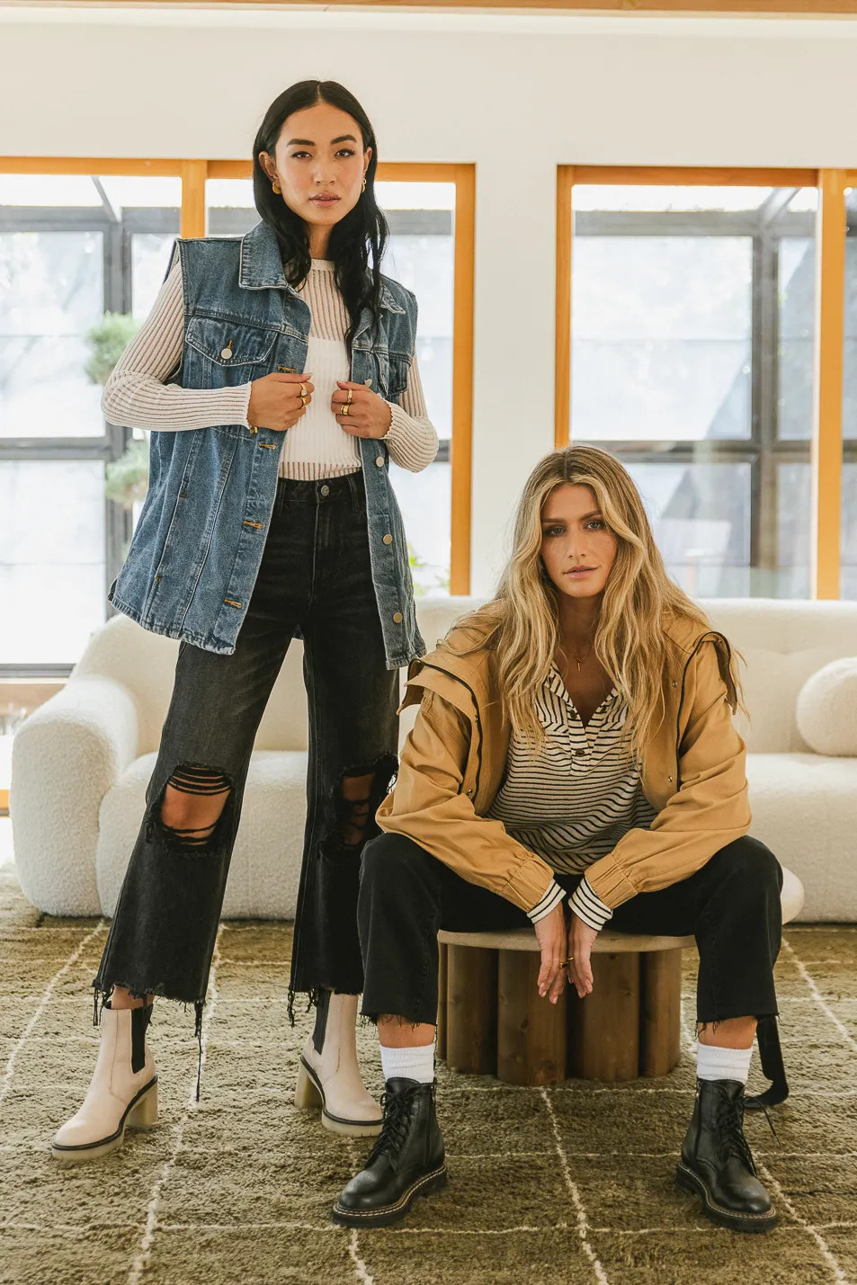 Charlie Distressed Jeans in Black | Böhme US